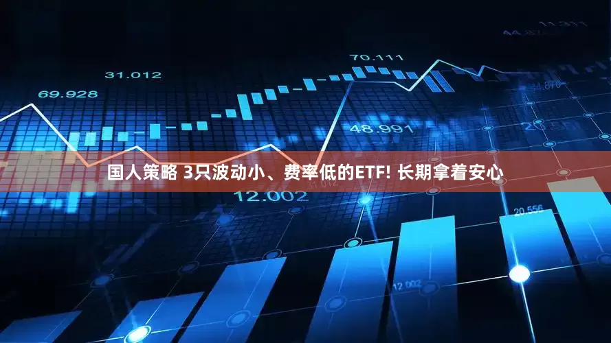 国人策略 3只波动小、费率低的ETF! 长期拿着安心